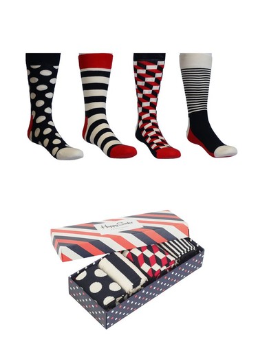 Happy socks gift box 4er - socks, set