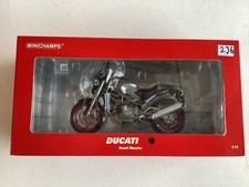 Ducati Modell 1:12 Ducati Monster graumetallic Street Version 2002 OVP neu !