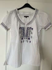 Hallhuber Bluse Stickerei