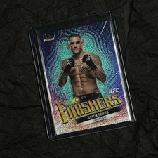 2024 TOPPS - FINEST UFC - FINISHERS AQUA REFRACTOR - DUSTIN POIRIER