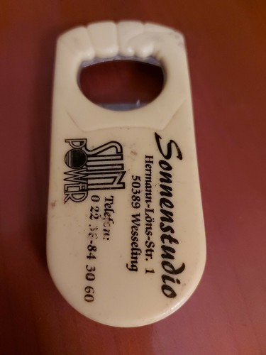 Flaschenöffner sonnenstudio - flaschenöffner,