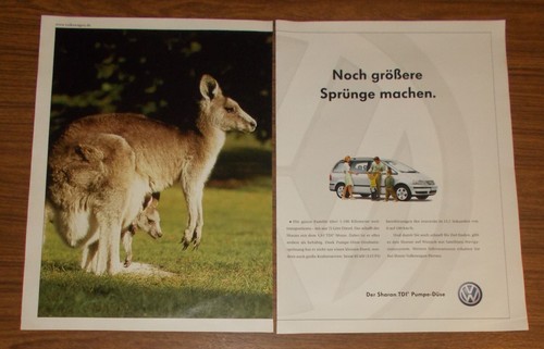 Seltene werbung sharan tdi - werbung, vw