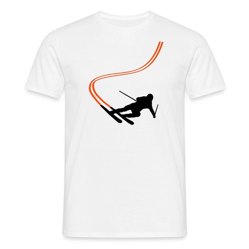 Ski männer shirt - männer, t-shirt
