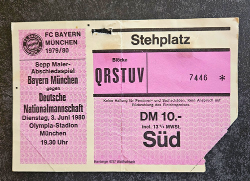 Für sammler ticket sepp - ticket,