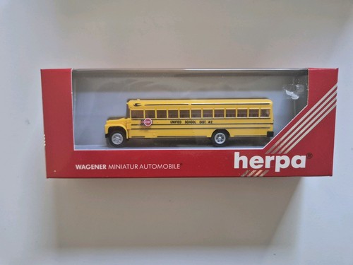 Herpa school bus united - school,