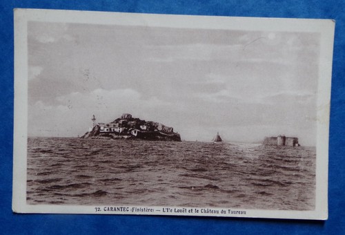 C418a cpa carantec île - cpa, l'île