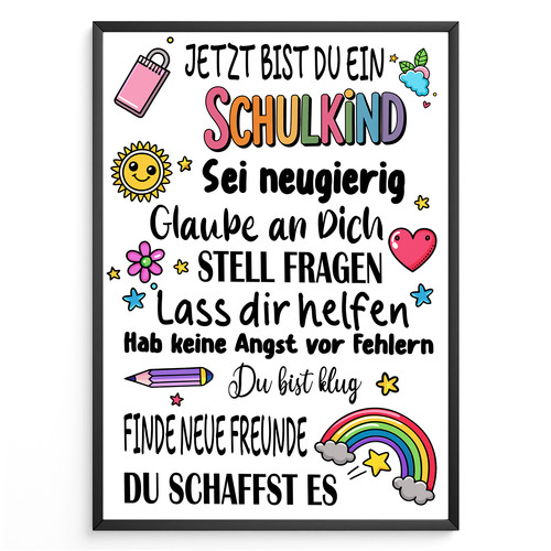 Schulkind karte einschulung - schulkind,