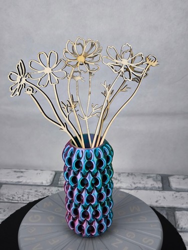 Vase trocken und kunst - vase, blumen