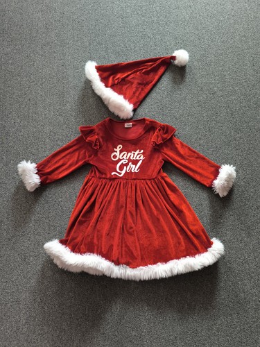 Mädchen,Weihnachtskleid,3-4Ja
