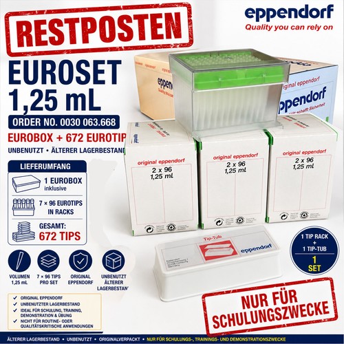 Eppendorf euroset 25ml - eppendorf, 1,25ml