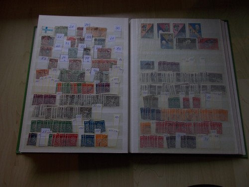 Altes briefmarkenalbum - altes,