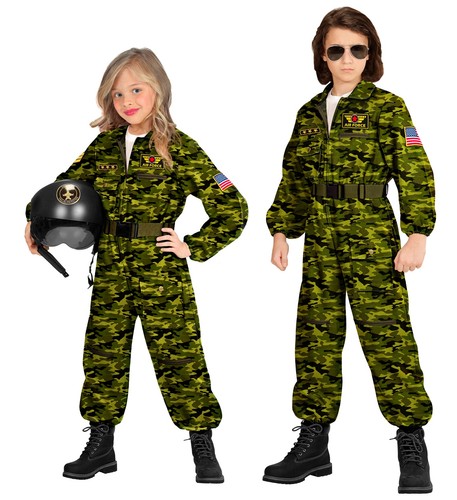 Kinder kostüm piloten overall - kostüm, piloten-overall