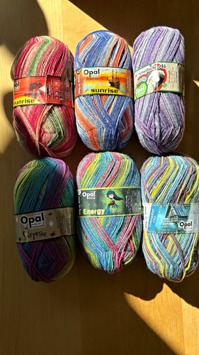 Opal sockenwolle fach 6x - 4-fach,,