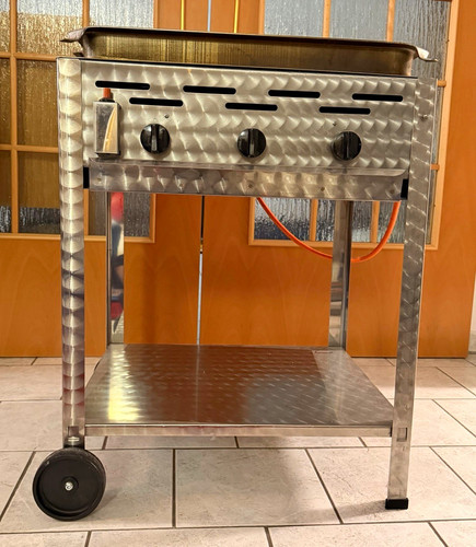 Gas standgrill grillwagen aus - gas,