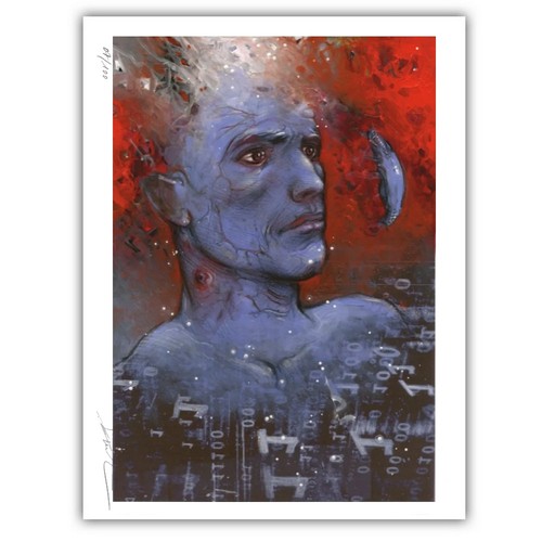 Luxusdruck pigmentdruck enki - luxusdruck,