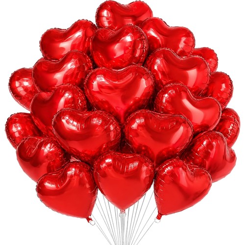 Luftballons herz rot stück - luftballons, 20