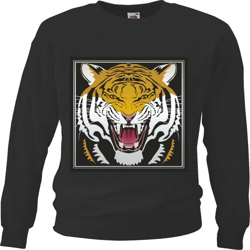 Sweatshirt tiger vintage - tiger,