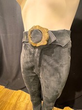 Pyrate style damen leder jeans - style,