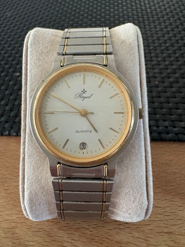 Vintage royal quartz herrenuhr - vintage,