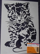 Laser schablone - laser-schablone, f