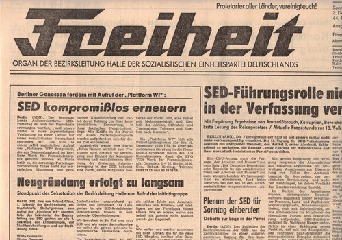 Ddr zeitung freiheit - zeitung,