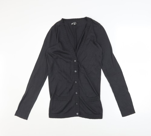 Schwarze strickjacke pullover - schwarze,