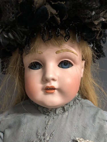Antike porzellankopfpuppe - antike,
