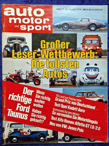 Auto motor sport - sport, 17/1976
