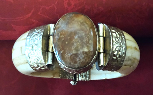 Modeschmuck silberfarben mit - modeschmuck-,