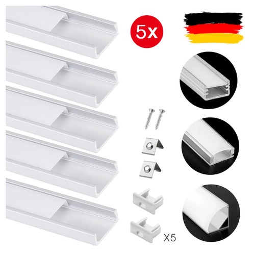 Led bar halter aluminium - led,