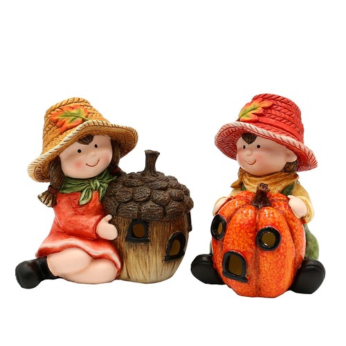 Niedliche herbst kinder - niedliche, herbst-kinder