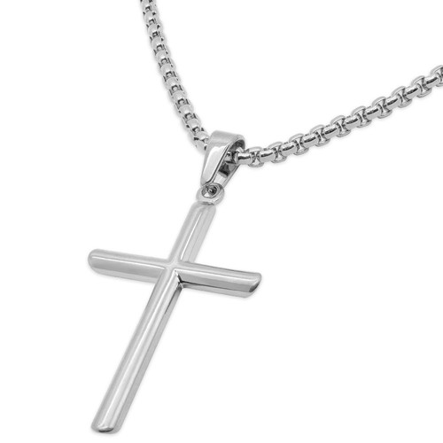 Kreuz anhänger mit kette - kreuz,