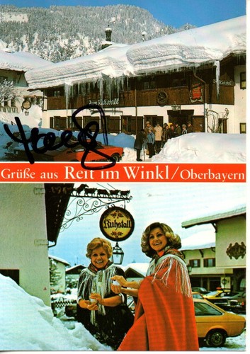 Autogramm margot hellwig - -,