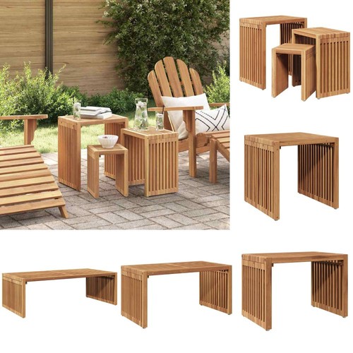 Braun teak massivholz - braun, teak-massivholz