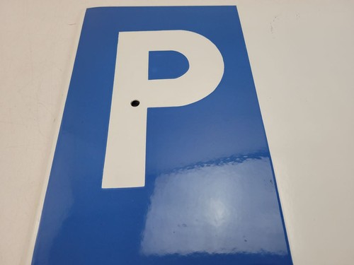 Schild emaille parken - schild,