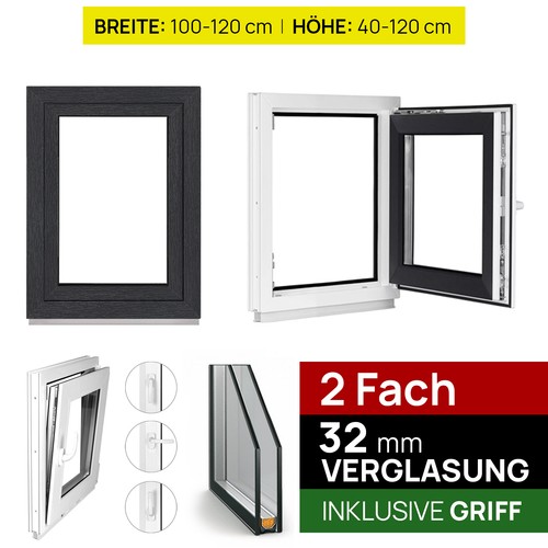 Kellerfenster anthrazit - kellerfenster,