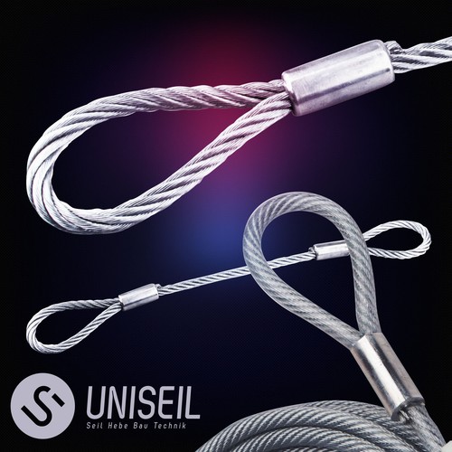 Stahlseil mit ösen drahtseil - mit, (drahtseil
