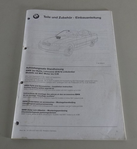 Einbauanleitung bmw - einbauanleitung,