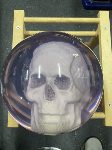 Ebonite clear totenkopf skull - totenkopf/,