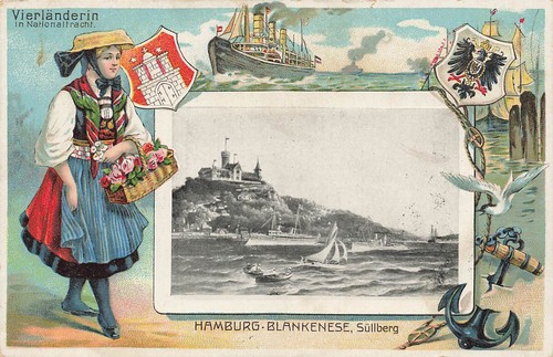 Ansichtskarte hamburg - ansichtskarte, "hamburg