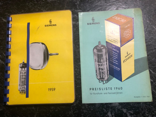 Siemens röhren katalog - röhren,