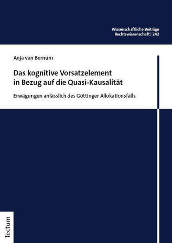 Das kognitive vorsatzelement - kognitive,