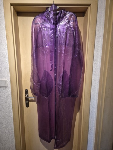Pvc damen regenmantel - damen, mit