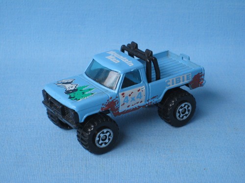 Matchbox 4x4 pickup lkw blau - 4x4,