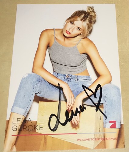 Lena gercke original signierte - original,