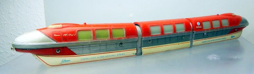 Schuco disneyland monorail - disneyland,