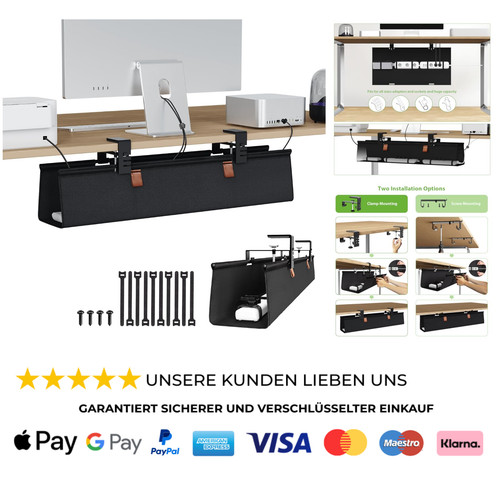 Kabelkanal schreibtisch ohne - kabelkanal,