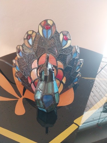 Tiffany stil lampe pfau - stil,