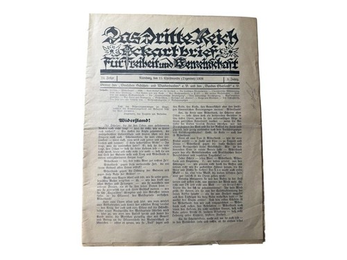 Das dritte reich eckartbrief - dritte,