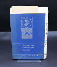 Handbuch LKW VEB IFA ROBUR